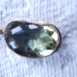 Green amethyst pendant